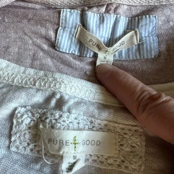 Anthropologie Pure Good Linen T-shirt - Picture 3 of 7